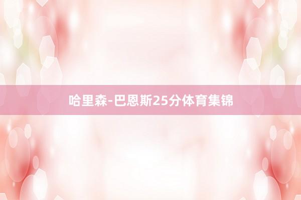 哈里森-巴恩斯25分体育集锦