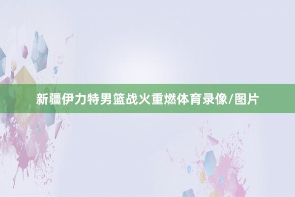 新疆伊力特男篮战火重燃体育录像/图片