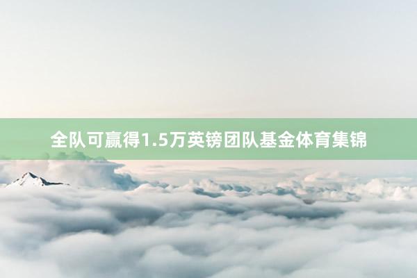 全队可赢得1.5万英镑团队基金体育集锦