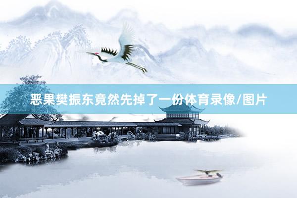 恶果樊振东竟然先掉了一份体育录像/图片