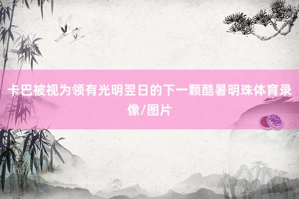 卡巴被视为领有光明翌日的下一颗酷暑明珠体育录像/图片