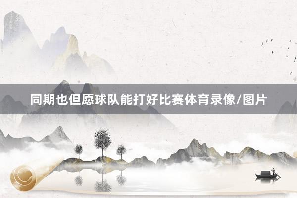 同期也但愿球队能打好比赛体育录像/图片