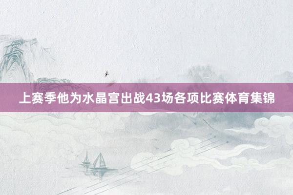 上赛季他为水晶宫出战43场各项比赛体育集锦