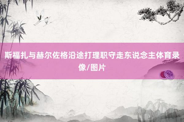 斯福扎与赫尔佐格沿途打理职守走东说念主体育录像/图片