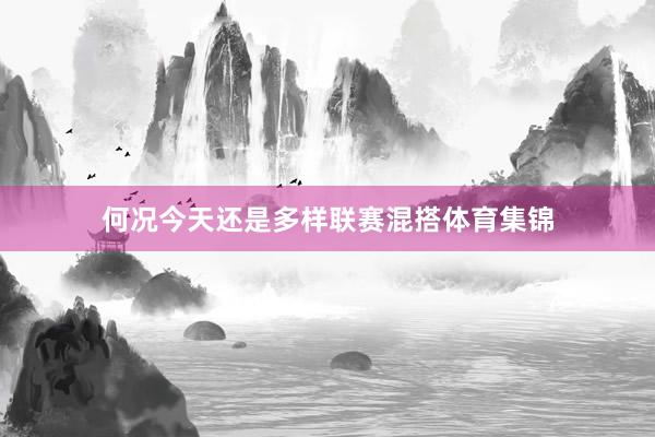 何况今天还是多样联赛混搭体育集锦