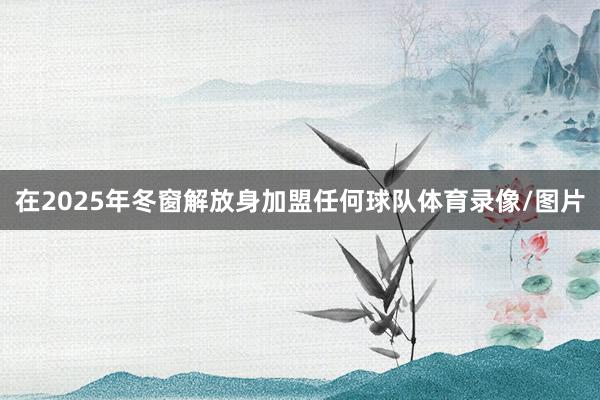 在2025年冬窗解放身加盟任何球队体育录像/图片