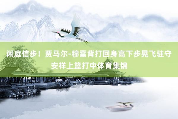 闲庭信步！贾马尔-穆雷背打回身高下步晃飞驻守安祥上篮打中体育集锦