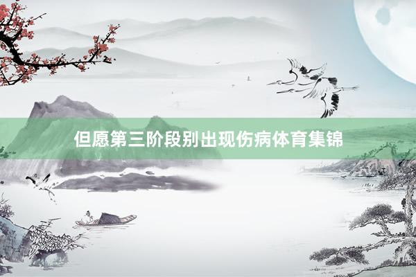 但愿第三阶段别出现伤病体育集锦