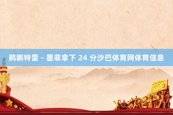 鹈鹕特雷 - 墨菲拿下 24 分沙巴体育网体育信息