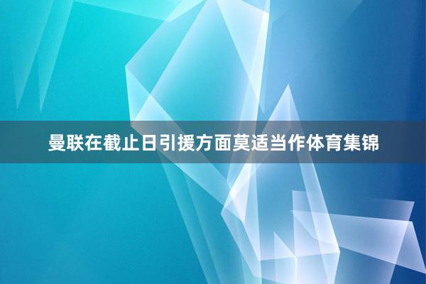 曼联在截止日引援方面莫适当作体育集锦