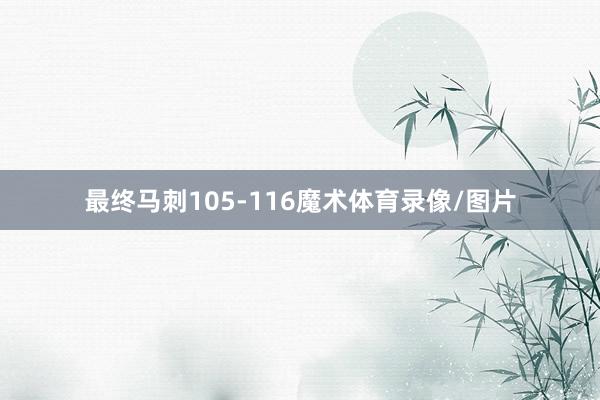 最终马刺105-116魔术体育录像/图片