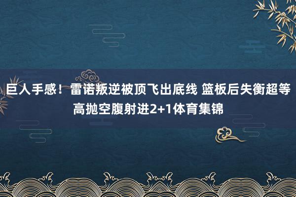 巨人手感！雷诺叛逆被顶飞出底线 篮板后失衡超等高抛空腹射进2+1体育集锦