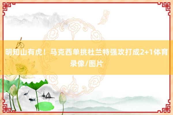 明知山有虎！马克西单挑杜兰特强攻打成2+1体育录像/图片