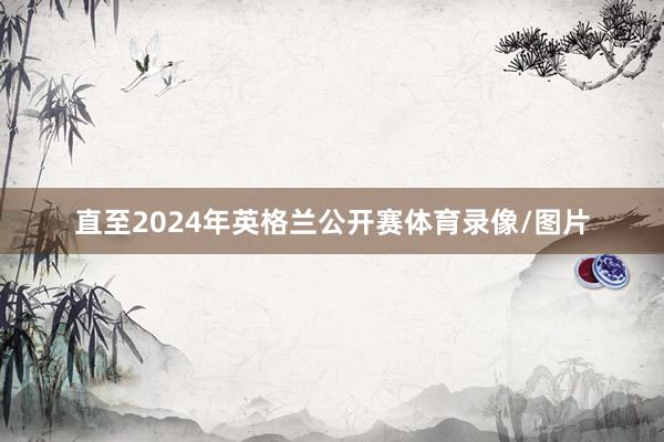 直至2024年英格兰公开赛体育录像/图片