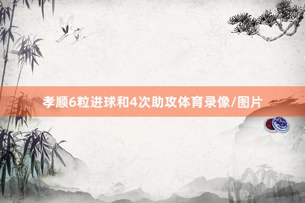 孝顺6粒进球和4次助攻体育录像/图片