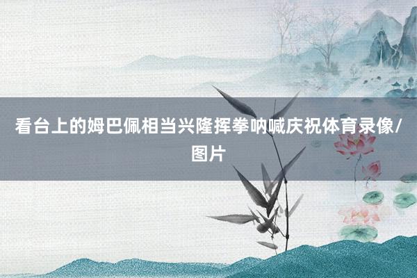 看台上的姆巴佩相当兴隆挥拳呐喊庆祝体育录像/图片