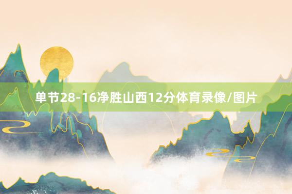 单节28-16净胜山西12分体育录像/图片