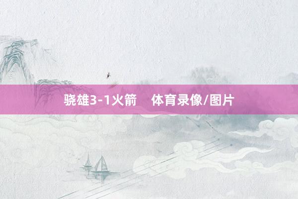 骁雄3-1火箭    体育录像/图片
