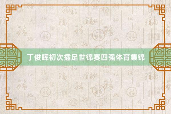 丁俊晖初次插足世锦赛四强体育集锦