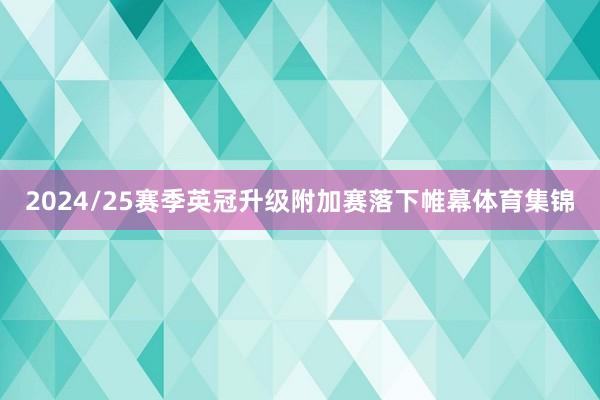 2024/25赛季英冠升级附加赛落下帷幕体育集锦
