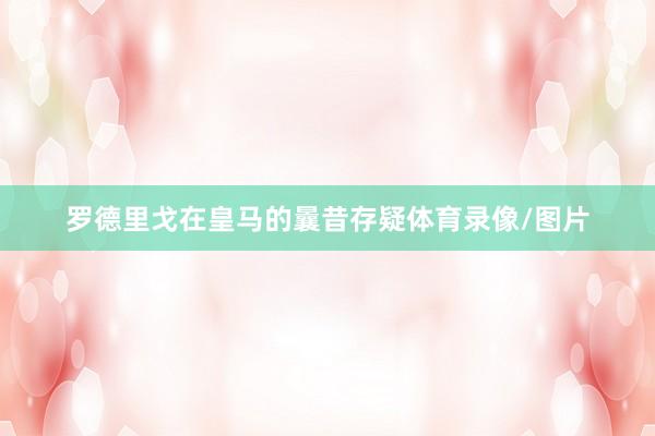 罗德里戈在皇马的曩昔存疑体育录像/图片